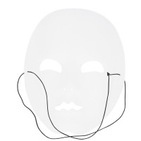mime masker wit carnavalsmasker