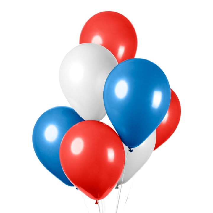 ballonnen rood wit blauw