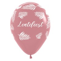 lentefeest ballonnen rosewood roze versiering