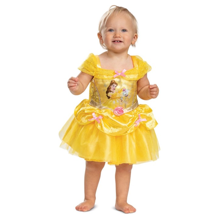 Disney belle jurk baby verkleedpak