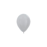 sempertex ballonnen parelmoer pearl zilver