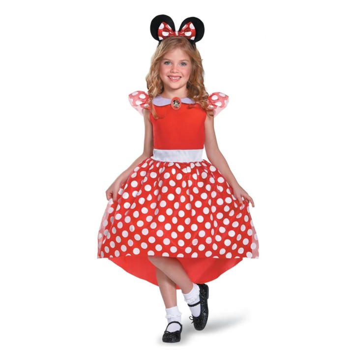 Disney minnie mouse jurk kind verkleedpak