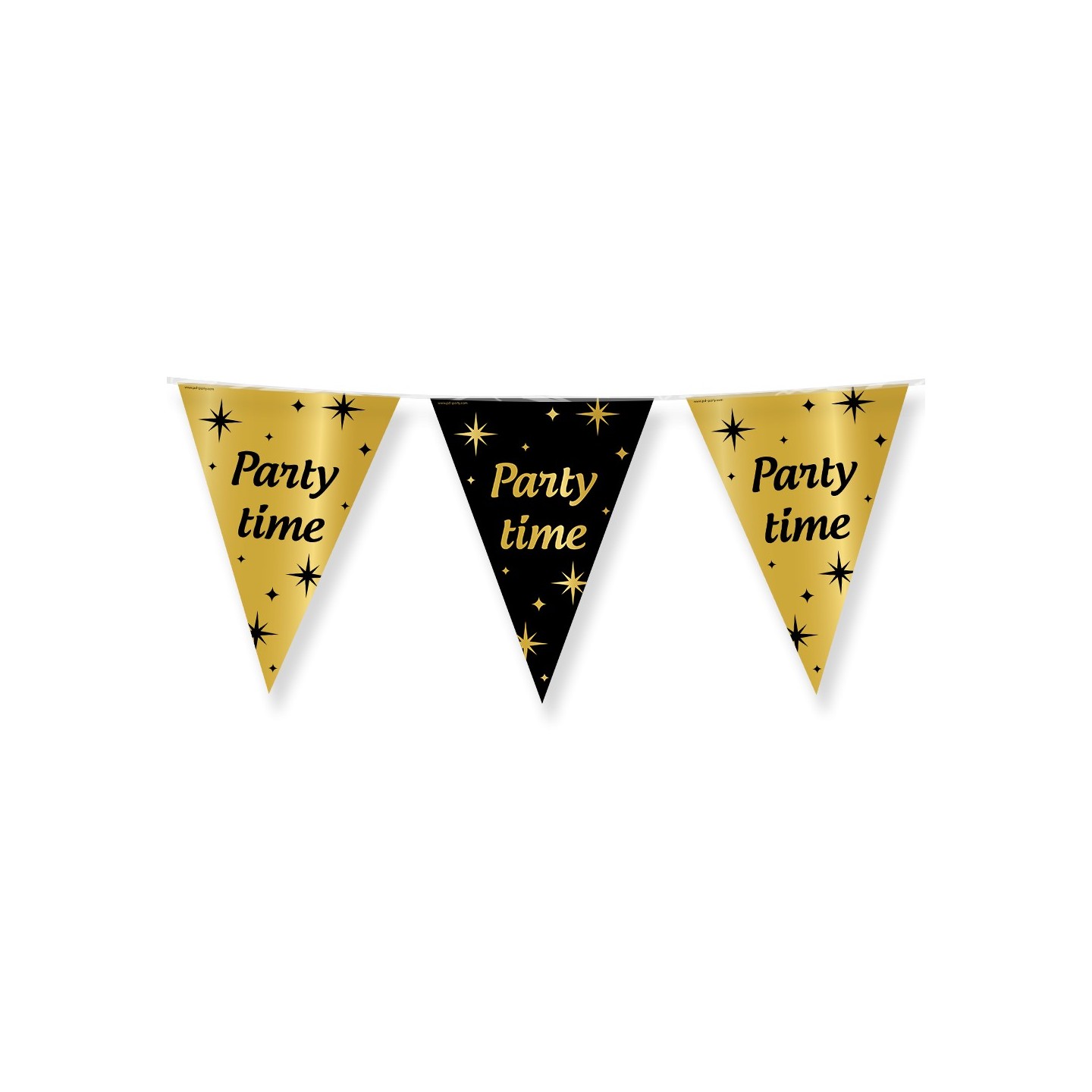 Verjaardag slinger vlaggenlijn Party time versiering