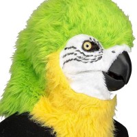 papegaai masker beweegbare mond
