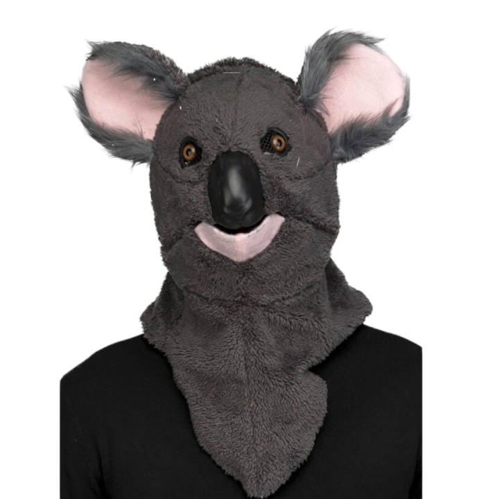 koala masker beweegbare mond carnavalsmasker