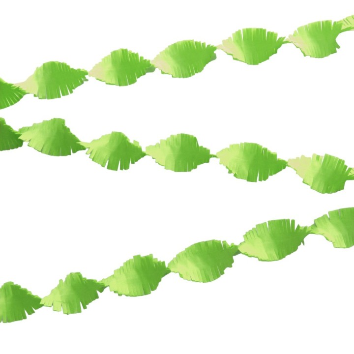 crepe papier slinger licht groen lime