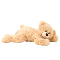 pluche knuffel beer knuffeldier slapende teddybeer