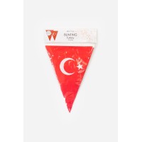 Vlaggenlijn turkije rood maansikkel