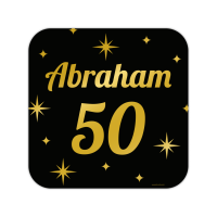 decoratie huldeschild Abraham 50  verjaardag versiering