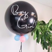 gender reveal helium ballon decoratie