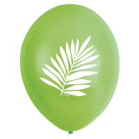 Latex ballonnen bedrukt palmblad jungle versiering