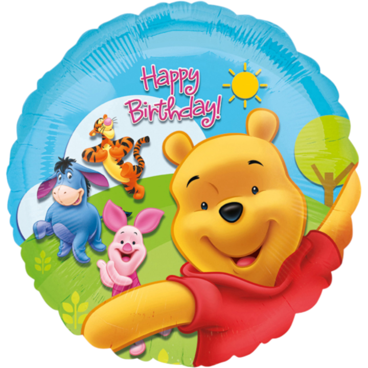 Folieballon verjaardag Winnie the Pooh folie ballon