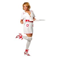 verpleegster kostuum dames carnaval pakje uniform