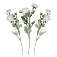 decoratieve ranonkels kunstbloemen wit huwelijks decoratie