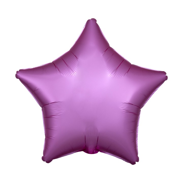 folieballon roze ster