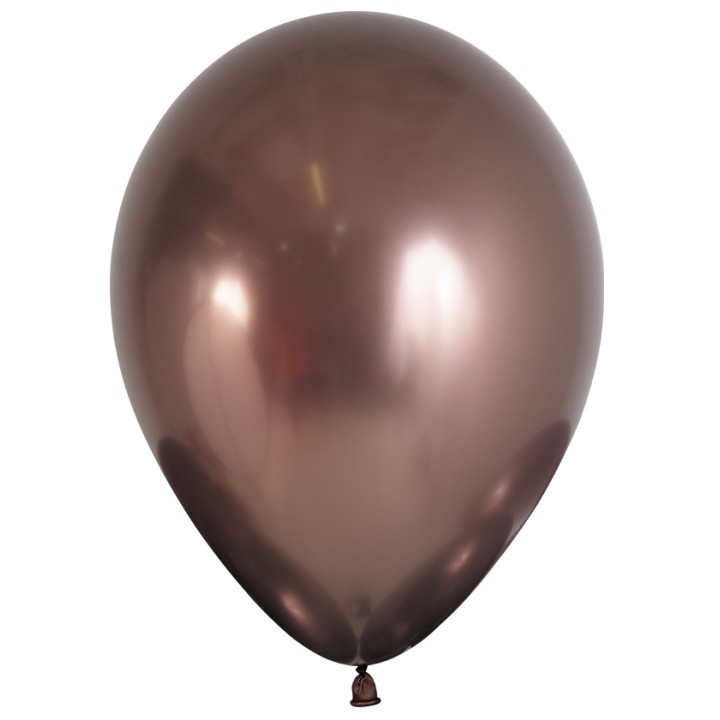 sempertex ballonnen reflex truffle chrome goud