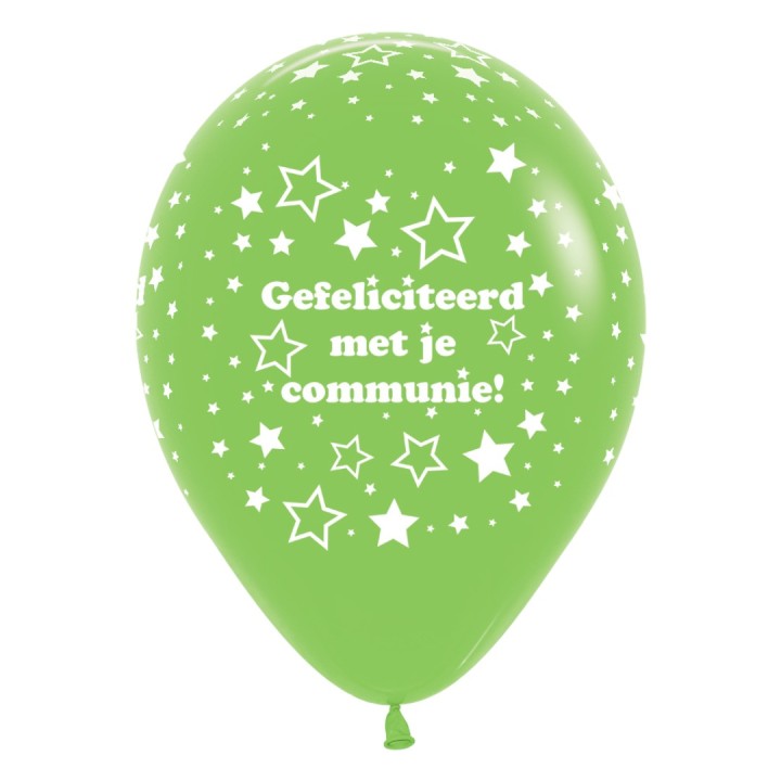 communie ballonnen groen