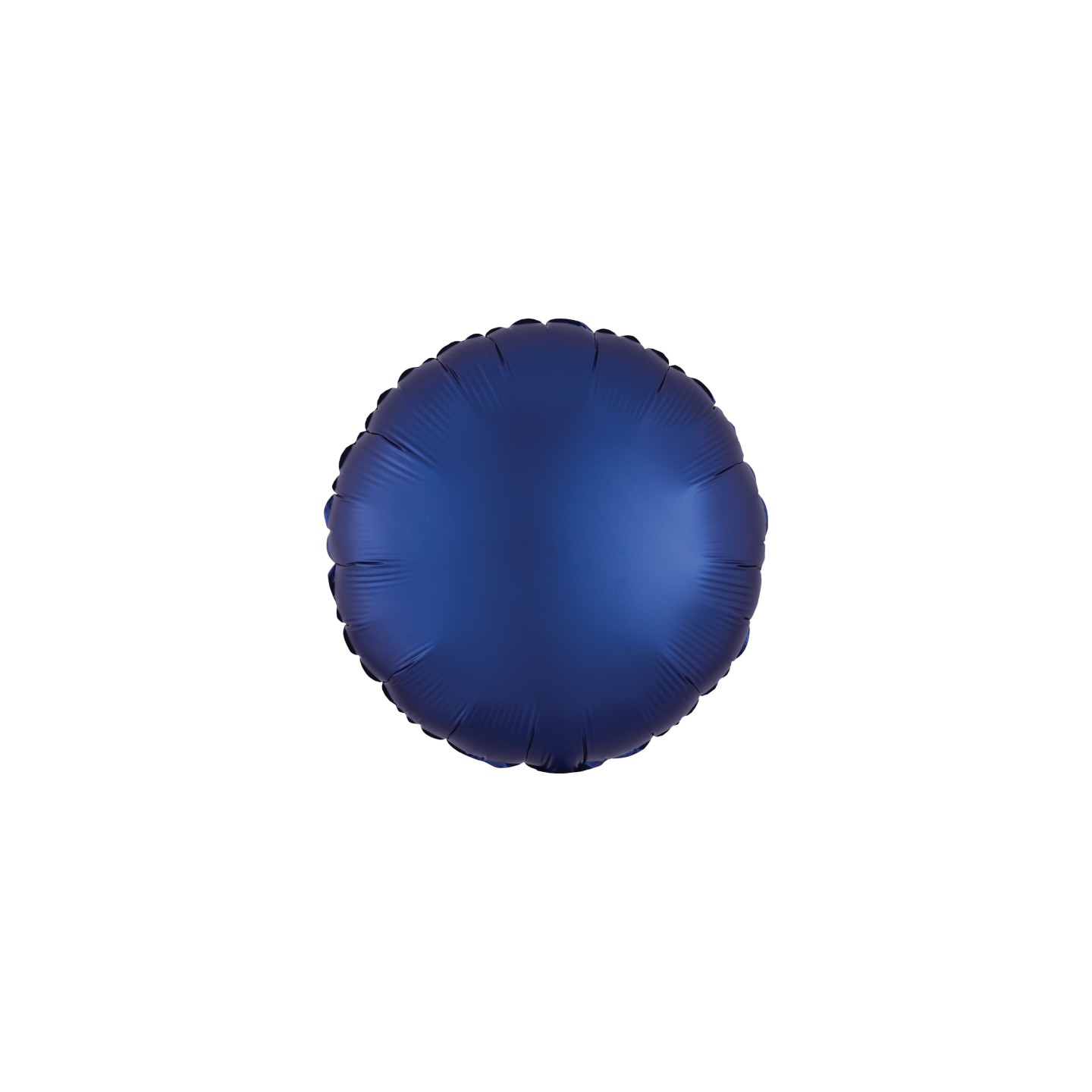 Folie ballon rond navy blauw onbedrukt folieballon