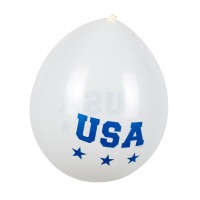 ballonnen amerikaanse vlag usa wit