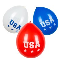 ballonnen amerikaanse vlag usa versiering decoratie