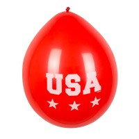 ballonnen amerikaanse vlag usa rood