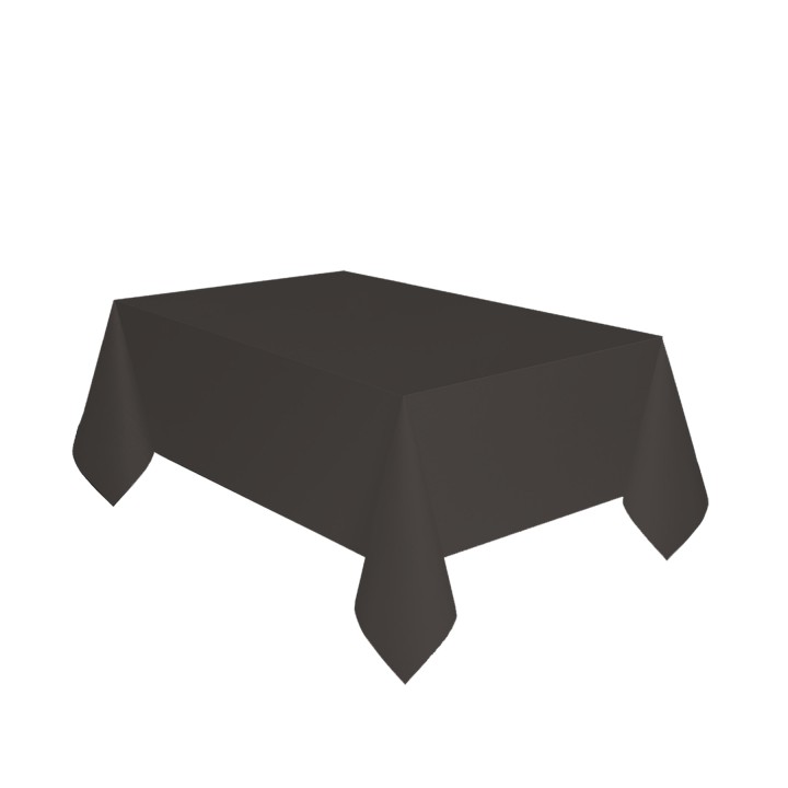 papieren wegwerp tafelkleed zwart