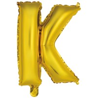 letter ballon goud K