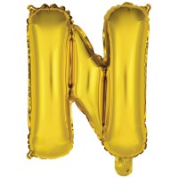 letter ballon goud N