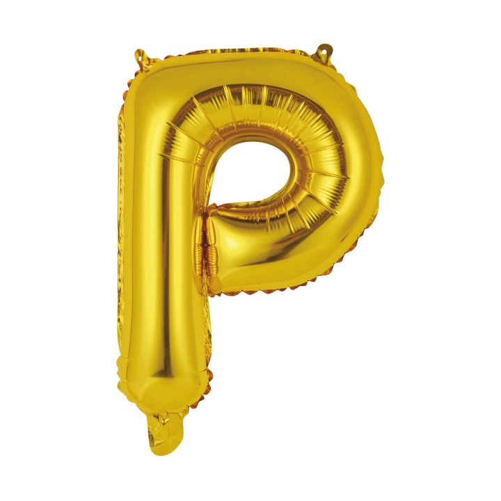 letter ballon goud P
