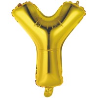 letter ballon goud Y