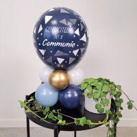 communie ballonnen donker blauw navy blue