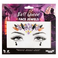 Halloween face jewels plaksteentjes evil queen