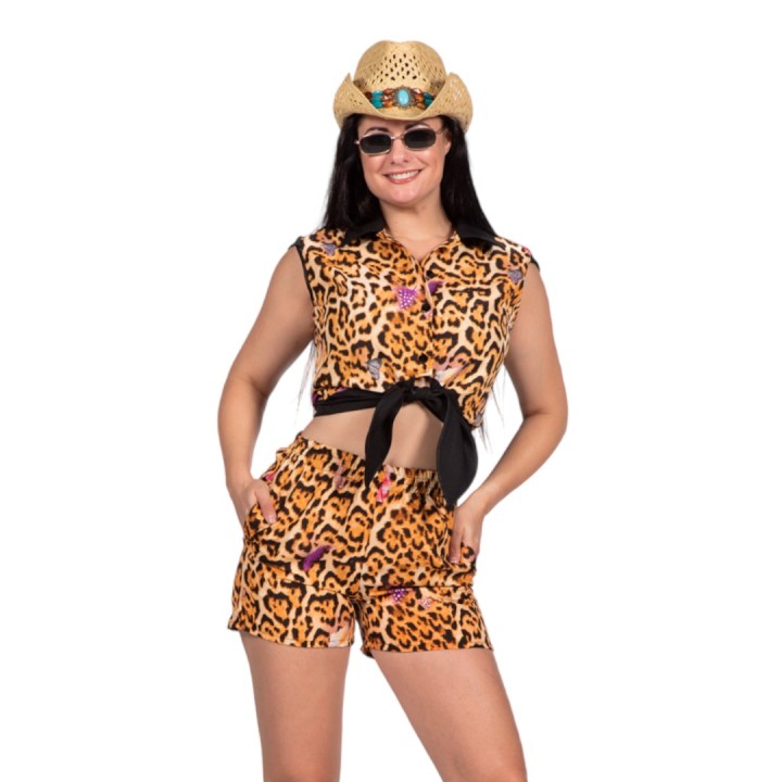 foute outfit dames panter luipaard