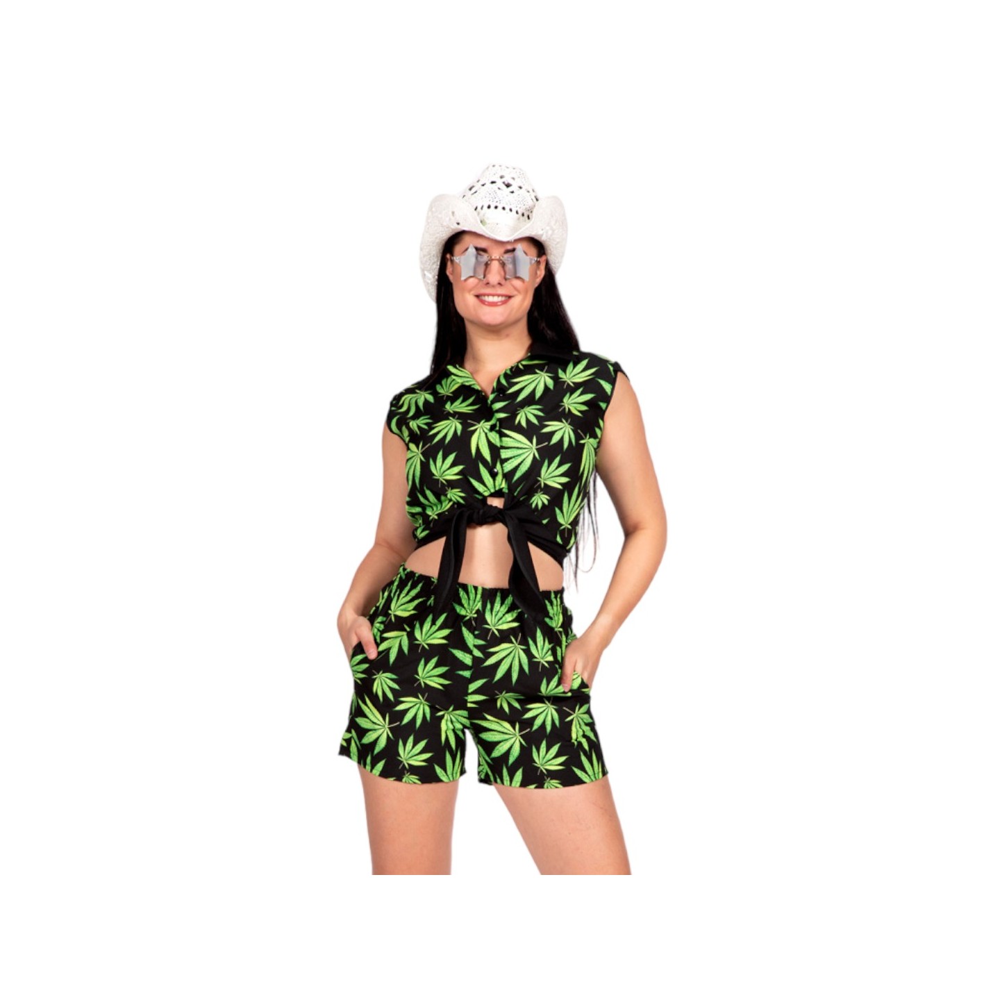 foute cannabis outfit dames