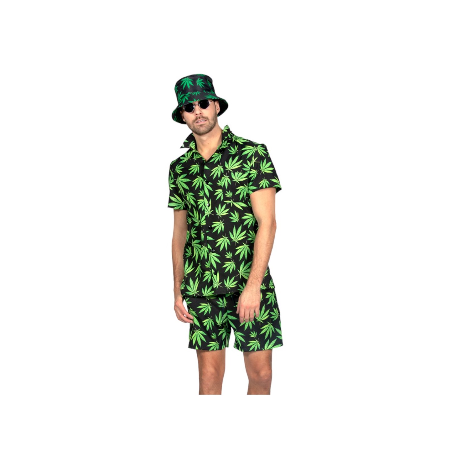 foute outfit man cannabis kostuum