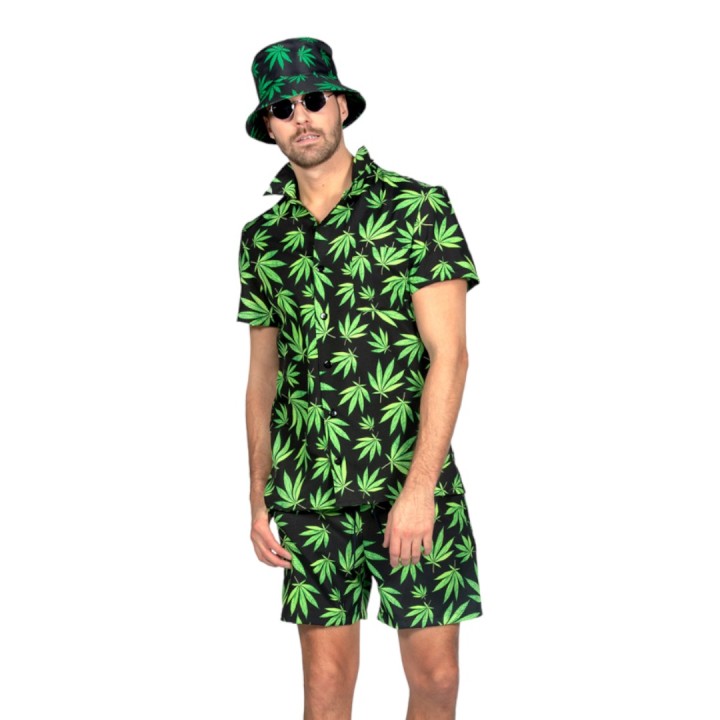 foute outfit man cannabis kostuum