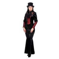 gothic vampier jurk dames halloween kostuum