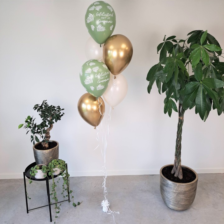 helium ballonnen tros communie