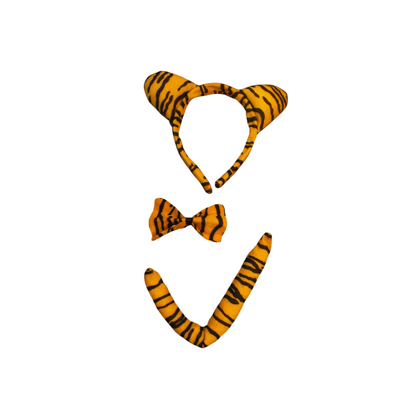 tijger oortjes en staartje carnaval verkleedset