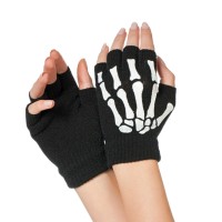 vingerloze skelet handschoenen halloween