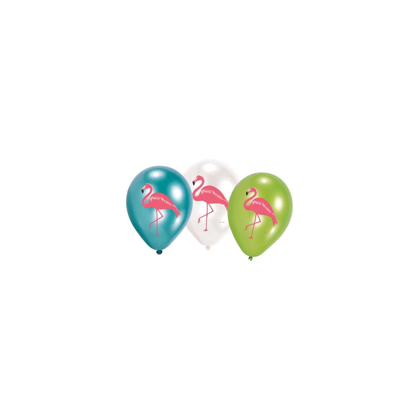 Latex ballonnen bedrukt flamingo versiering