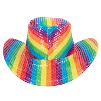 cowboyhoed regenboog gay pride accessoires