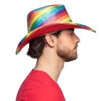 cowboyhoed regenboog gay pride hoed