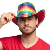 regenboog hoed cowboy pride man