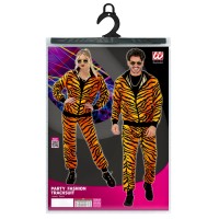 foute trainingspak luipaard tijger print outfit