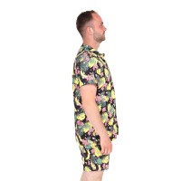 foute outfit heren banaan print