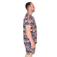 foute hawaii outfit heren jungle print