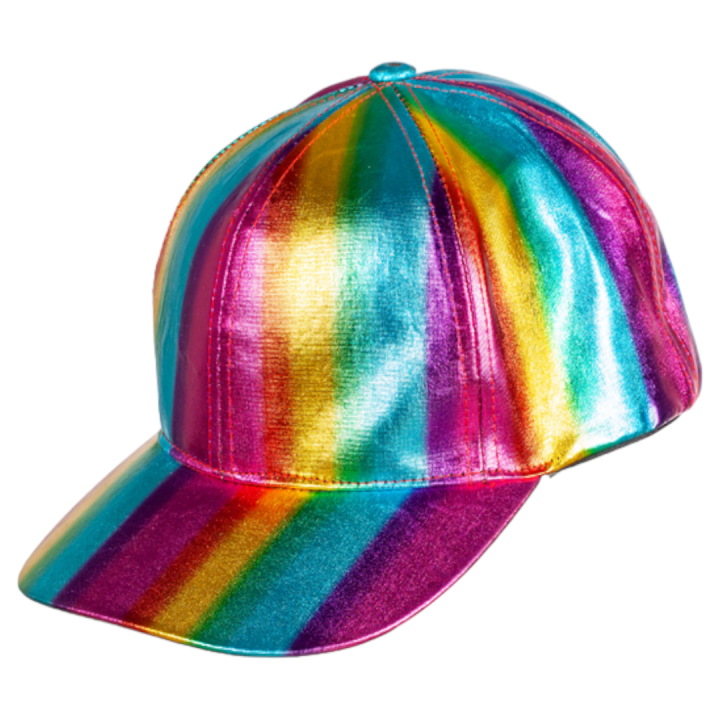 pet regenboog kleuren baseball carnaval accessoires