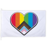 XXL grote regenboogvlag progress