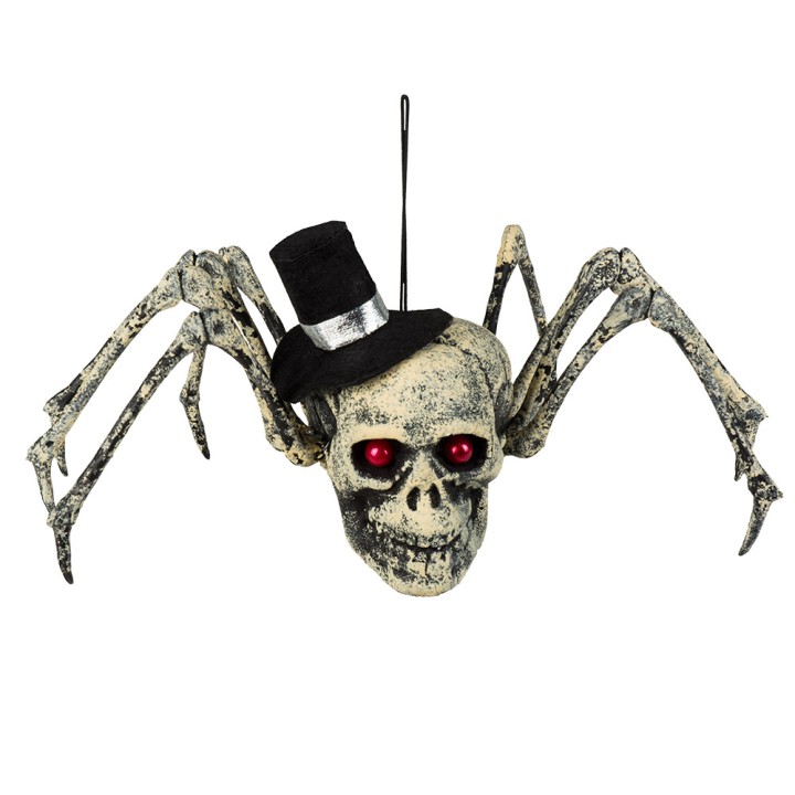 halloween decoratie skelet spin doodskop skull